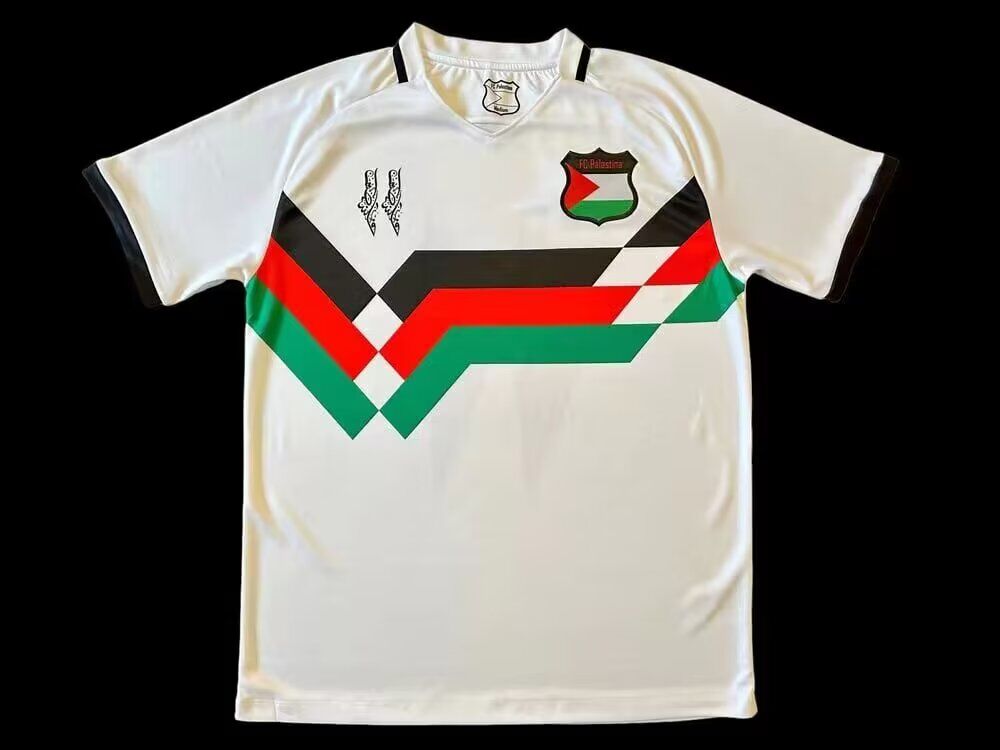 AAA Quality Palestine 24/25 Special White Soccer Jersey